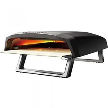 Horno de Pizza Portátil a Gas Masterpro Napoli - Capacidad para 1 pizza, cocción rápida hasta 500ºC, incluye bolsa de transporte y bandeja