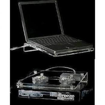 MacMice iBreeze Notebook Stand with ventilator fans - Soporte de regazo para portátiles y netbooks