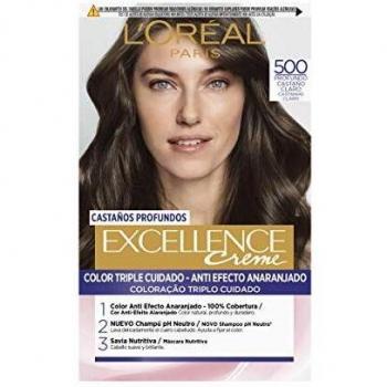 L'Oréal Paris Excellence Brunettes Color Treatment 1 un. 500 - True Light Brown Hair Color Tint