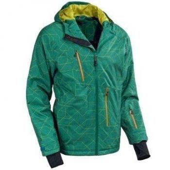 maier sports Mtex El. Samnaun - Cazadora deportiva para hombre verde green allover Talla:large
