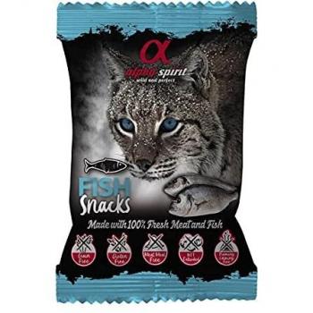 ALPHA SPIRIT Snack Gato Sabor Pescado 24 und. X 50 gr