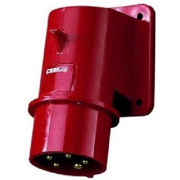 Mennekes 32A 5-Pin 6-Hour Panel Mounted CEE Plug IP44