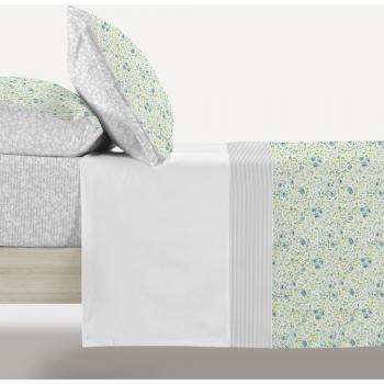 Manterol - Juego de sábanas algodón estampado Decora Rayas