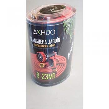 Manguera Magic Extensible Roja 8-23M con conectores de latón