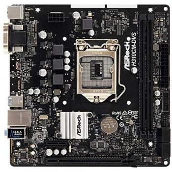 ASRock MB H310CM-DVS 1151 M-ATX D-Sub/DVI DDR4 Retail - Micro/Mini/Flex-ATX, 90-MXB8K0-A0UAYZ