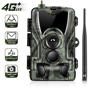 SunTek 4G 3G 2G gsm Cámara de Caza 16MP 1080P HD Trail Cámara con 42 pz IR LED para Visión Nocturna, IP65 Resistente a Agua con 0.3s de Tiempo de Activación, 801LTE