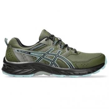 Zapatillas de Trail Running Asics Gel-Venture 9 Hombre Verde Oliva Azul Oscuro