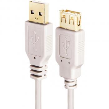 Prolinx UX-AX3A - Cable alargador USB 2.0 Am/AH - 3 m 3, Gris