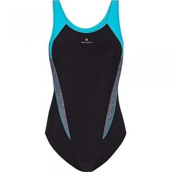 Tecnopro Bañador Rima para Mujer, Mujer, Traje de baño de una Pieza, 280827, Negro, 48