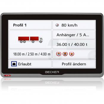Becker Transit 7sl EU 7 Pantalla táctil 330g Antracita, Negro - Navegador GPS
