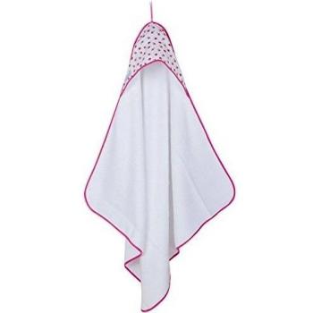 Little de tejo holandés 3381 con capucha toalla de mano colour blanco con pequeños juguetes o con rosas