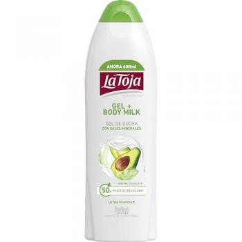 Gel de Baño y Body Milk La Toja Aroma Aguacate 600 ml, Piel Radiante y Suave
