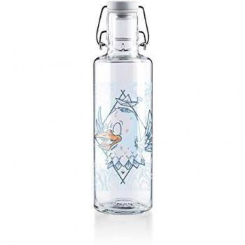 Soulbottles 0,6 l • Rips en viajes • Botella de cristal • Vegano, sin plástico, sostenible