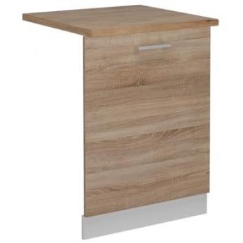 Tapa del Lavavajillas R-Line 60 cm Sonoma/Blanco, Acabado en Roble