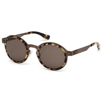 Ermenegildo Zegna Bronze Polarized Oval Sunglasses, Multicolor unisex, Size: ONE SIZE