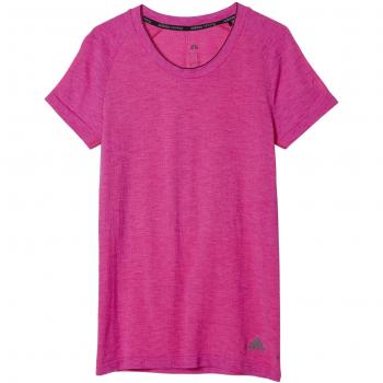 adidas AS Primeknit W - Camiseta para mujer, color rosa , talla XL