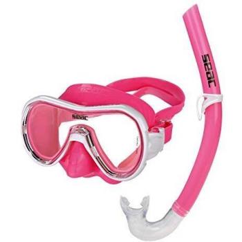 SEAC Panarea MD Set de Snorkeling, Unisex niños, Rosa, M