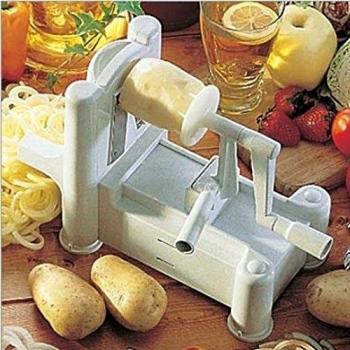 Spiralizer Tri-Blade Vegetable Spiral Slicer, Strongest-Heaviest, Veggie Pasta Spaghetti Maker for Low Carb/Paleo Gluten-Free Meals