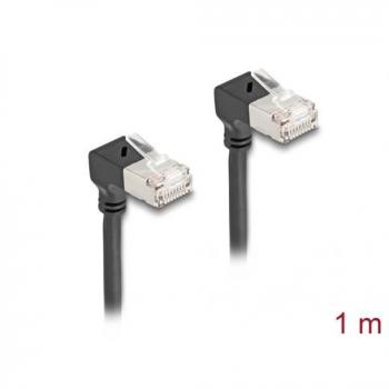 DeLOCK 80281 Cable de Red Cat6a S/FTP Negro 1 m