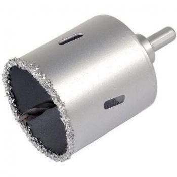 Wolfcraft 8913000 (L) sierra de corona con metal duro con vástago y broca, profundidad de corte 55 mm producto de posicionamiento secundario para la sección de material eléctrico PACK 1, 55mm