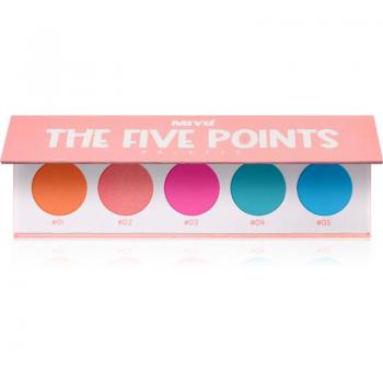Miyo Eyeshadow The Five Points Eyeshadow Palette Shade 06 Carnival 1 pc