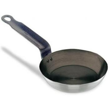 Lacor 63712 Blinis Ferrum - Sartén Hierro Antiadherente 12 cm, Negro