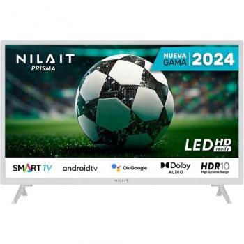 Televisor LED HD Ready HDR10 Smart TV Blanca de 32 pulgadas Nilait Prisma NI-32HB7001SW