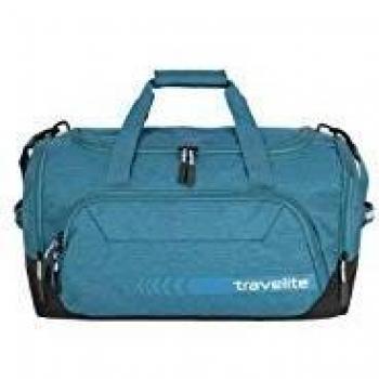 Travelite Kick Off M Petrol Duffle Bag - Versatile 45L Travel and Sports Tote
