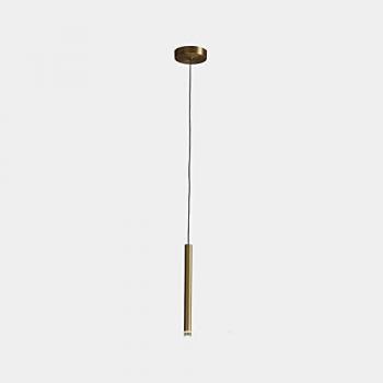 Lámpara Colgante LED 4.8W Blanco Cálido 2700K 226 Lúmenes Latonado