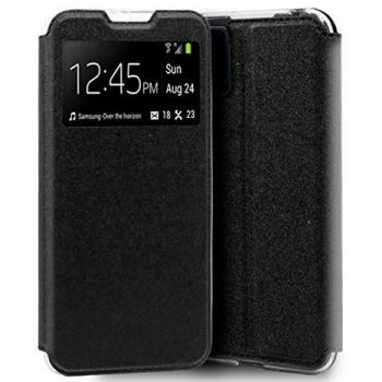 Funda Libro Soporte con Ventana para Samsung Galaxy A51 Color Negra