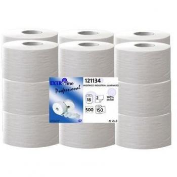 Rollo de Papel Higiénico Industrial 2 Hojas 150 Metros