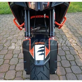 labelbike - Pegatina 3D para Proteccion de guardabarros delantero de motocicleta compatible con KTM 1290 ADVENTURE S-T