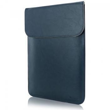 Allinside Funda de Cuero Sintético Azul para Macbook Pro 15 Pulgada con/sin Retina y Nueva Macbook Pro 15 con Touch Bar