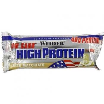 Weider 40% Protein Low Carb Bar 20 barritas x 100 gr-CAD.05/14 - Sabor - Latte Macchiato