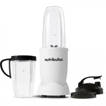 Licuadora Personal Nutribullet Pro 900W - NB907MAW, Compacta y Eficiente para Batidos y Aderezos Rápidos, Vaso de 946 ml, Color Blanco