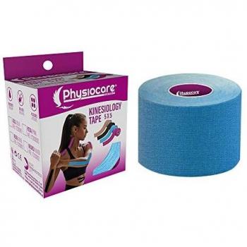 PhysioCare Kinesio Tape Azul. Cinta Elástica Sin Látex. Resistente Al Agua