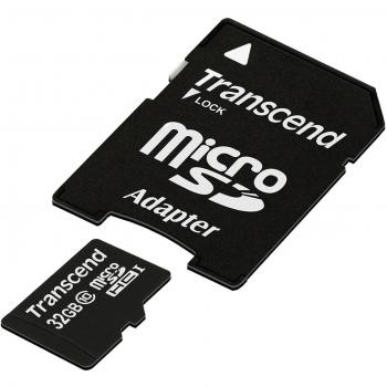 Transcend TS32GUSDHC10 - Tarjeta de Memoria Flash Micro SDHC de 32 GB