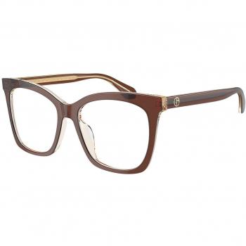 Giorgio Armani AR7254U 6090 Women’s Eyeglasses Brown Size 52 (Frame Only) - Blue Light Block Available
