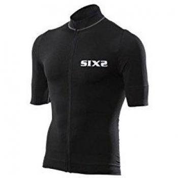 Sixs Chromo Black Short Sleeve Cycling Jersey Size L
