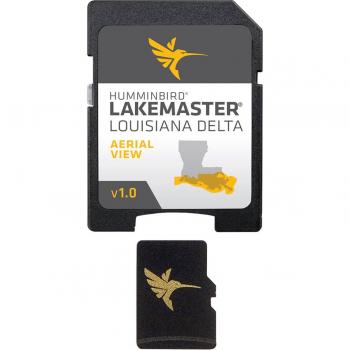 Humminbird LakeMaster Aerial Satellite View - Louisiana Delta Micro SD/SD Card