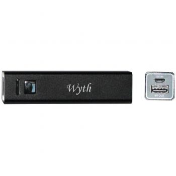 Cargador de teléfono portátil con USB batería con nombre grabado: Wyth