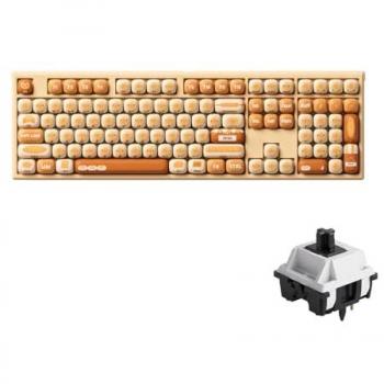 Akko MonsGeek MG108B Wireless RGB Mechanical Keyboard - Bun Wonderland Edition, 108 Keys Full Size