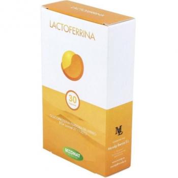 Mednat Nutrición Lactoferrina 200 mg, 30 Cápsulas - Suplemento para Mejorar la Salud