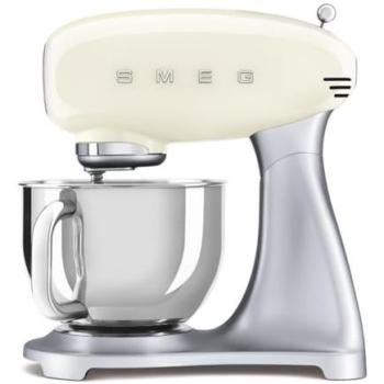 Robot Pâtissier Multifuncional Smeg SMF04CREU 800 W 4.8 L Color Crema