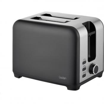 Lauben 2-Slice Toaster T17BG with 7 Heat Settings, Removable Crumb Tray, Centering Function, Defrost Function, and 930W Power