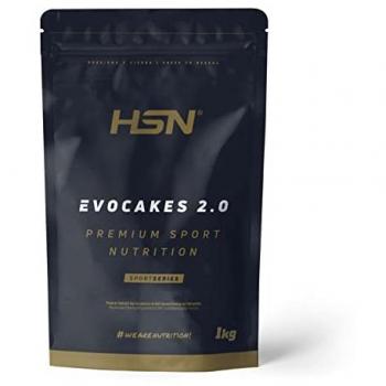 Tortitas Proteicas HSN Evocakes 2.0 Sin Sabor 1 Kg - Preparado de Avena, Claras y Whey, Fácil y Rápido de Hacer
