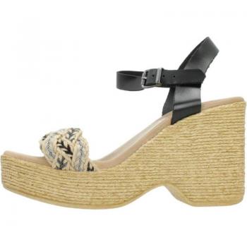 Sandalias Mujer Porronet 2990P, color negro, con diseño cómodo y elegante, fabricadas en piel de alta calidad, suela antideslizante y plantilla acolchada para mayor confort