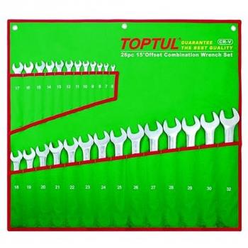 Inserto para carro de herramientas TOPTUL 16 Pieza (6 mm - 32 mm) GAAA2604