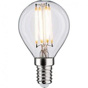 Lámpara LED Filamento E14 4,8W (40W), 470 lm, 2700K, Dimmable, Cristal Transparente