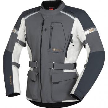 Chaqueta de Moto iXS Tour Master-ST Gris con características de impermeabilidad, transpirabilidad, protección contra impactos y ajuste ergonómico